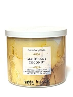 MAHOGANY COCONUT 3-Wick Candle